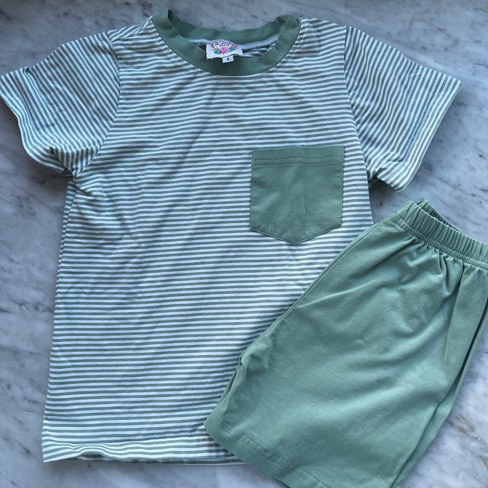 The Smocking Place shorts + shirt set - 6